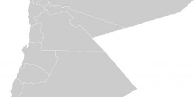 Üres térkép Jordan