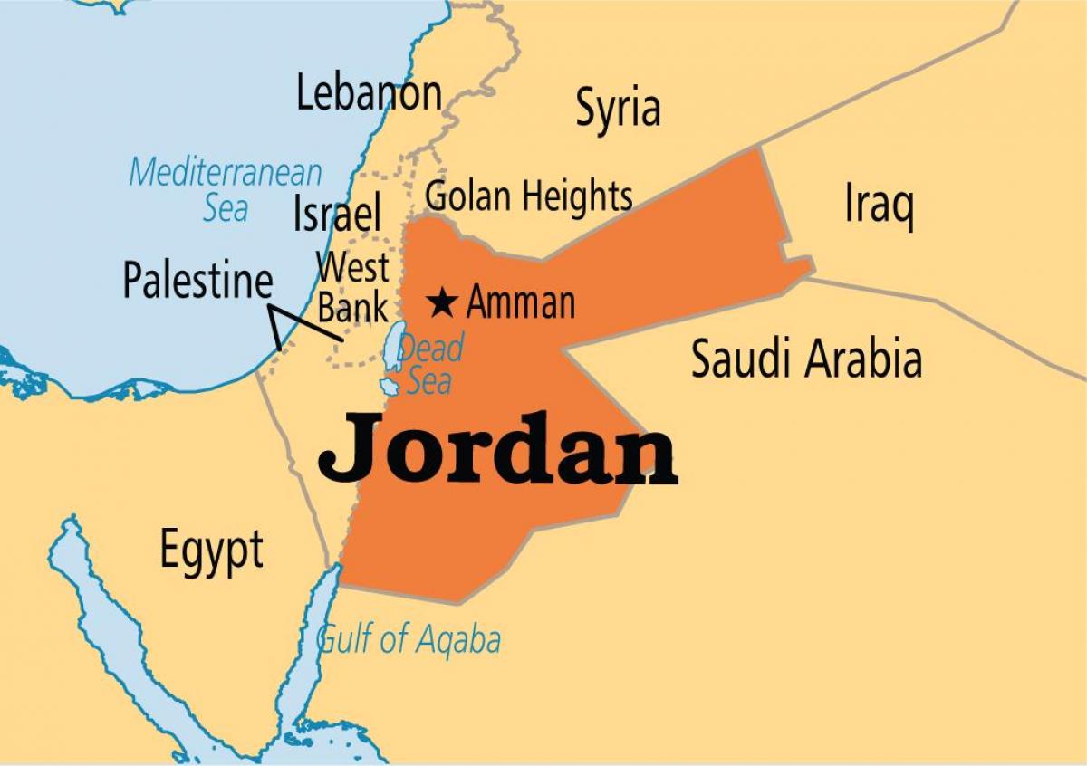 Jordan térképen